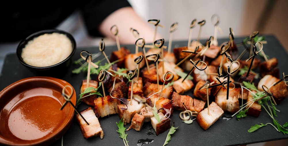 corporate event canapes